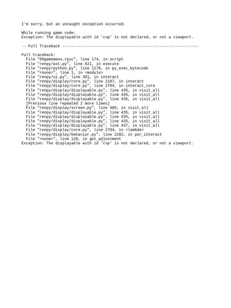Traceback | PDF