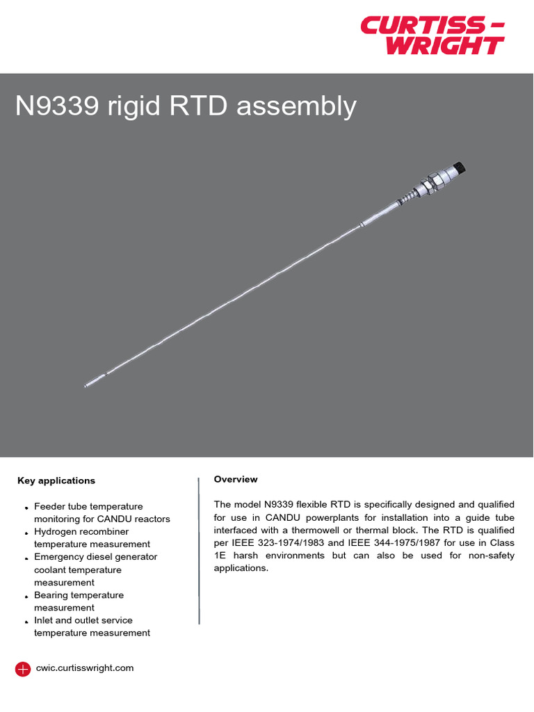 n9339 Flexible RTD Assembly June 2025 | PDF