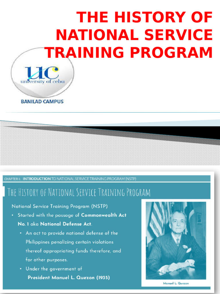 Overview of National Service Training Program | PDF | Citizenship ...