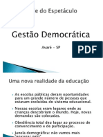 Slides - Gestão Democrática