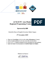 Acm Icpc Phuket 2009 Contest PB Final