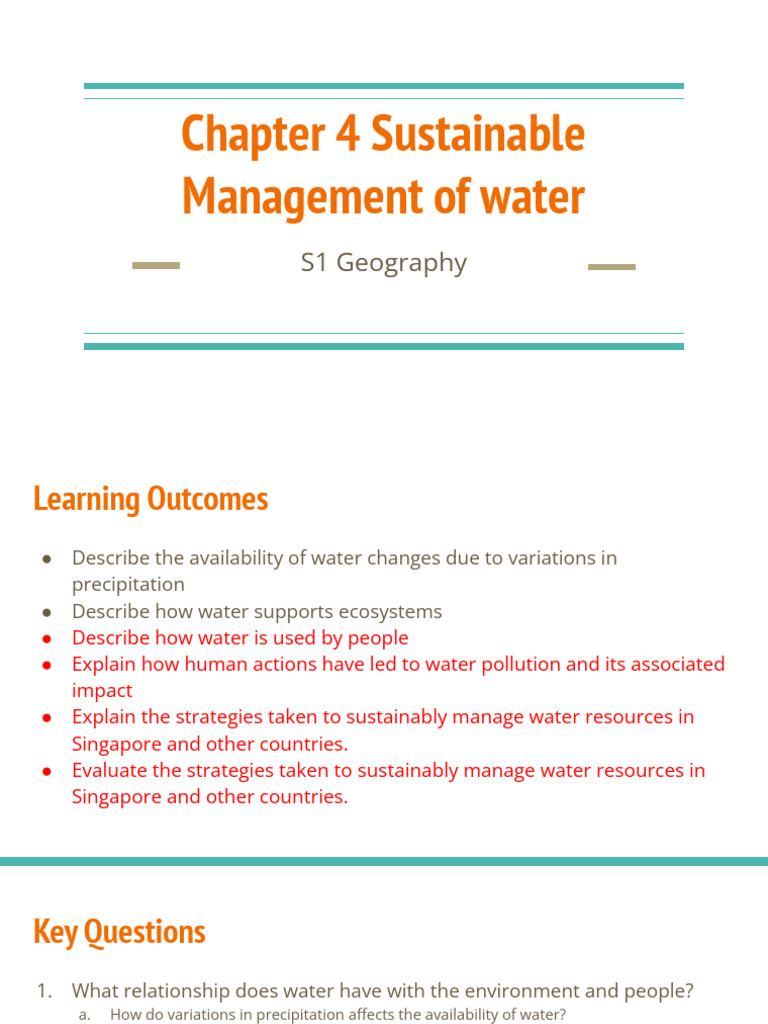 Sustainable Water Management Strategies | PDF | Flood | Water