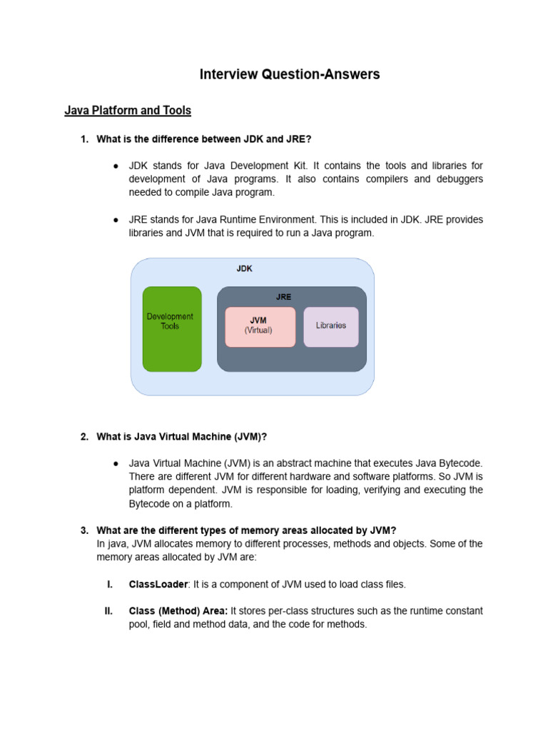 Java Development Kit and JVM Explained | PDF | Java Virtual Machine ...
