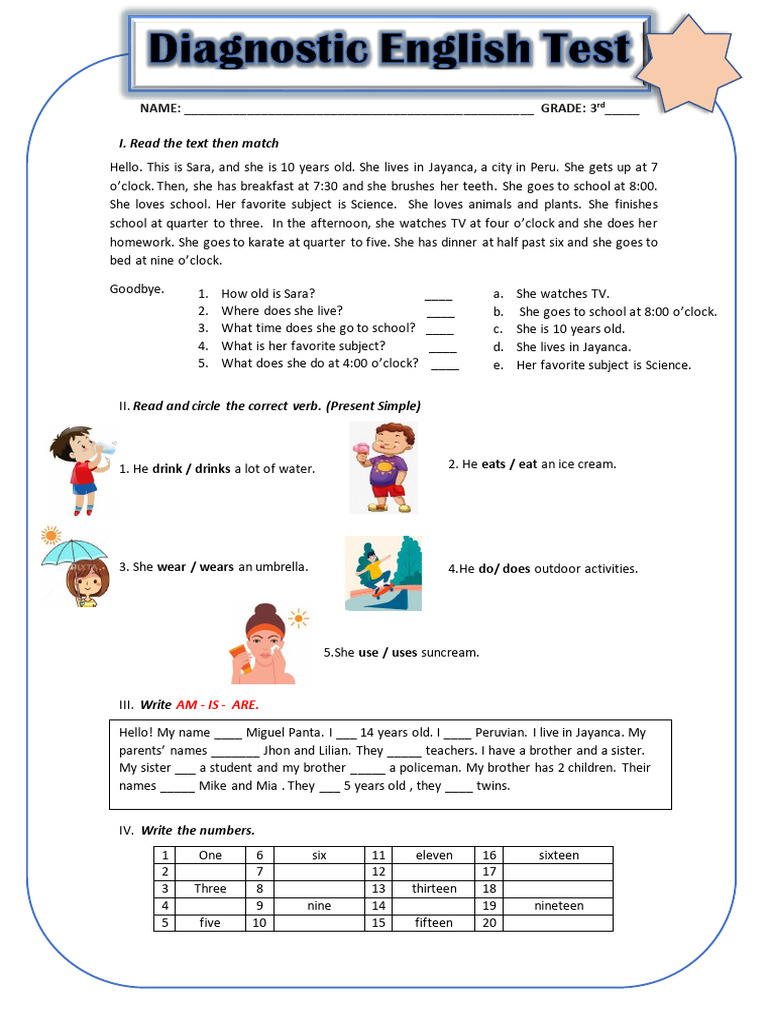 Sara's Daily Routine in Jayanca, Peru | PDF