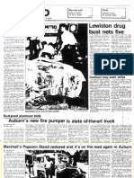 "Marshalls Popcorn stand restored..." Lewiston Daily Sun, July 20, 1985
