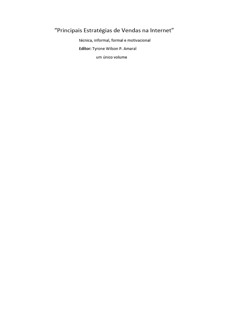 Estratégias de Vendas Online Eficazes | PDF | Marketing | Gestão de ...
