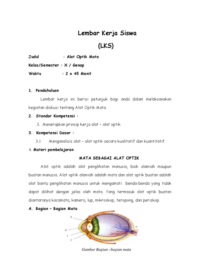 Lembar Kerja Siswa | PDF
