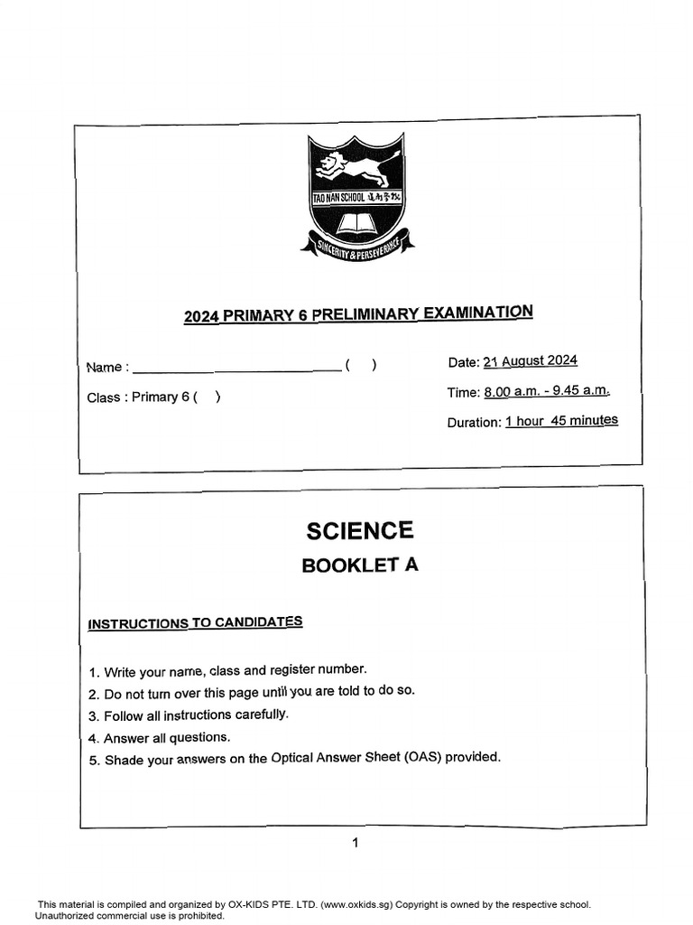 Holiday Lesson 3 Taonan SCI Prelim 2024 | PDF | Freedom Of Expression ...