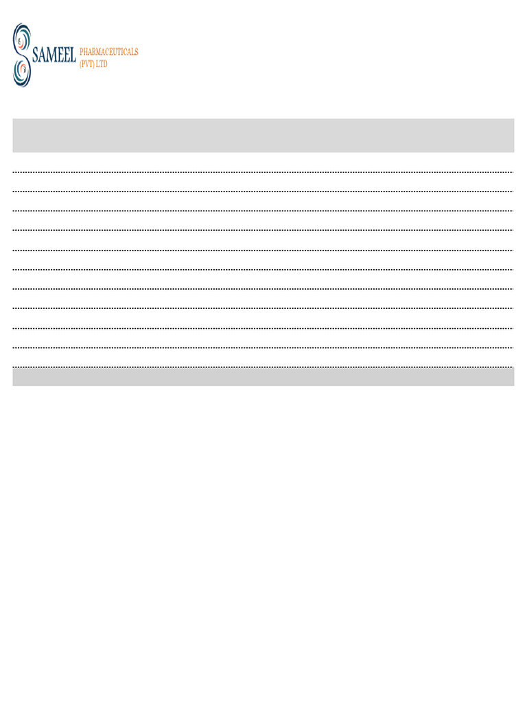 Daily Company Activity Report CMP_001 | PDF