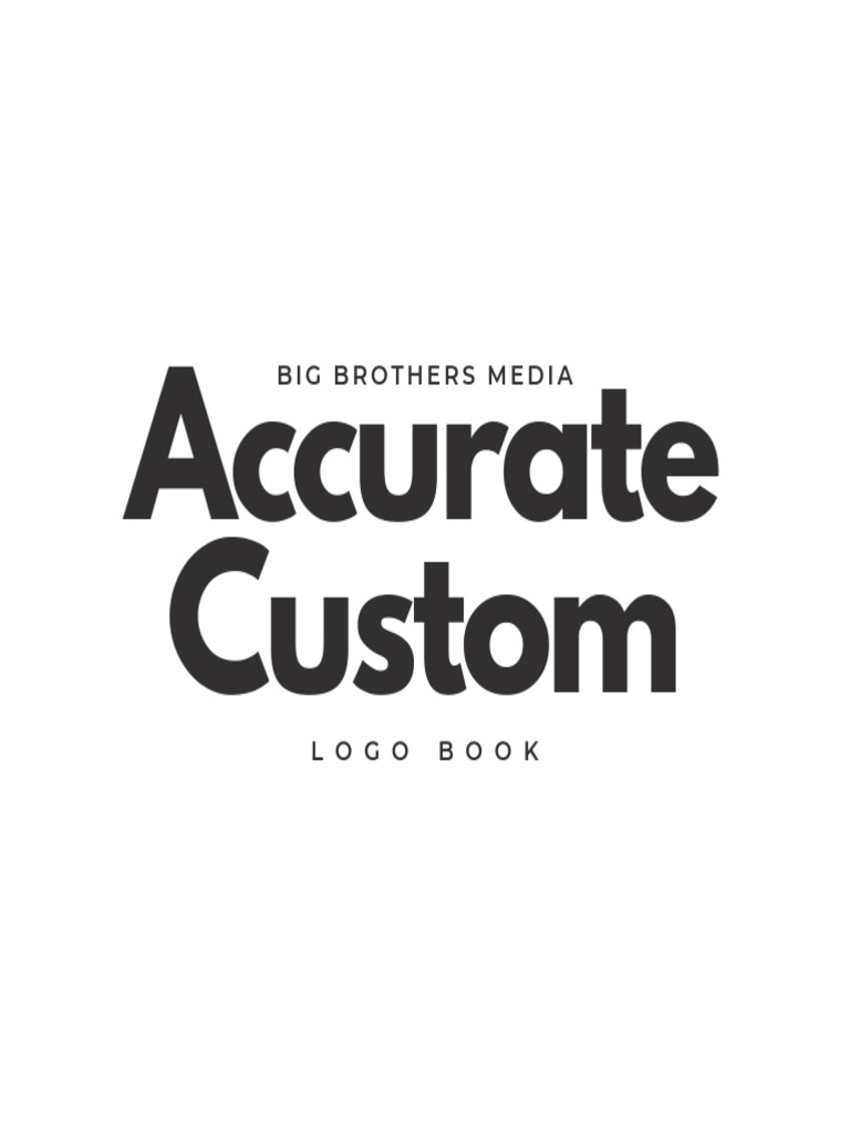 Accurate Custom Logo Book | PDF