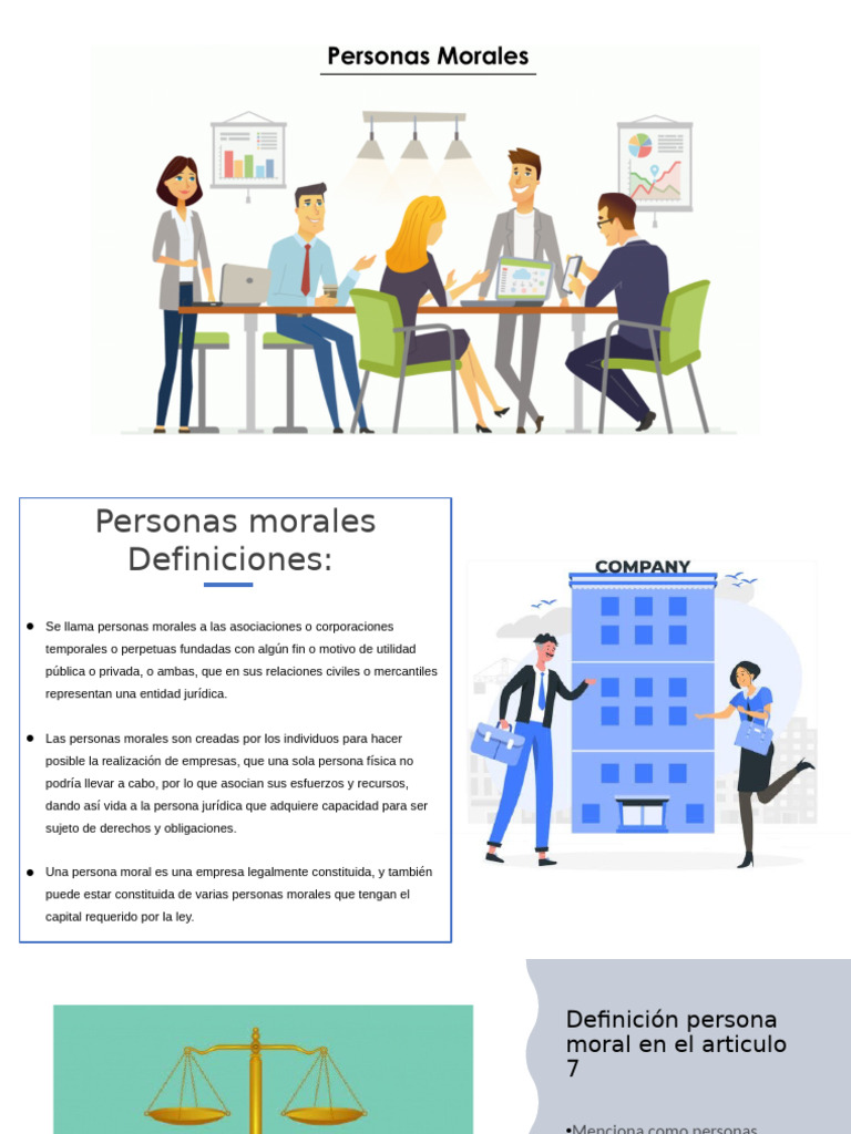 Definición y Clasificación de Personas Morales | PDF | Impuesto sobre ...