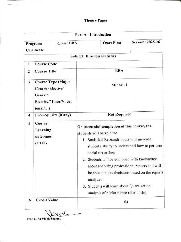 Bba - Min 1 | PDF