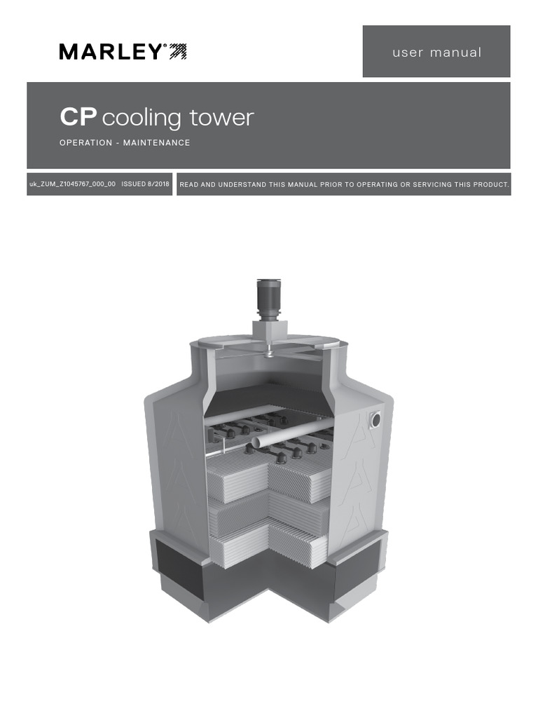 Cooling Tower Manual Operation | PDF | Electric Motor | Water