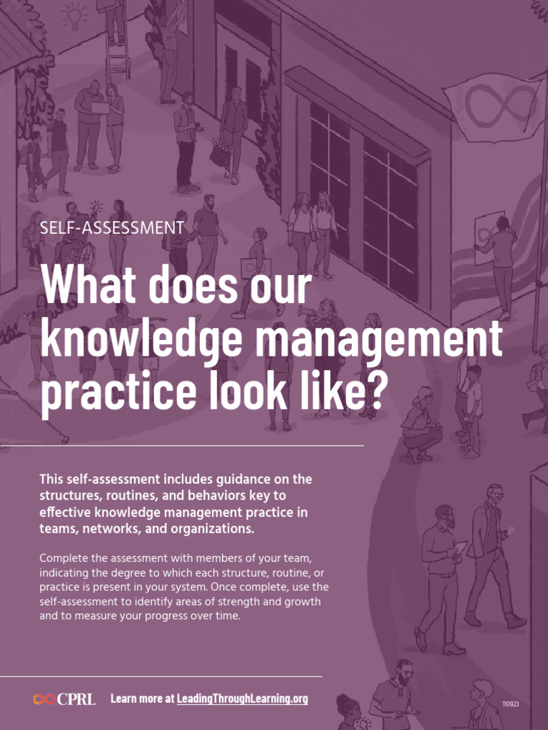 Matrix Knowledge Management Self Assessment PDF 110923 1 | PDF ...