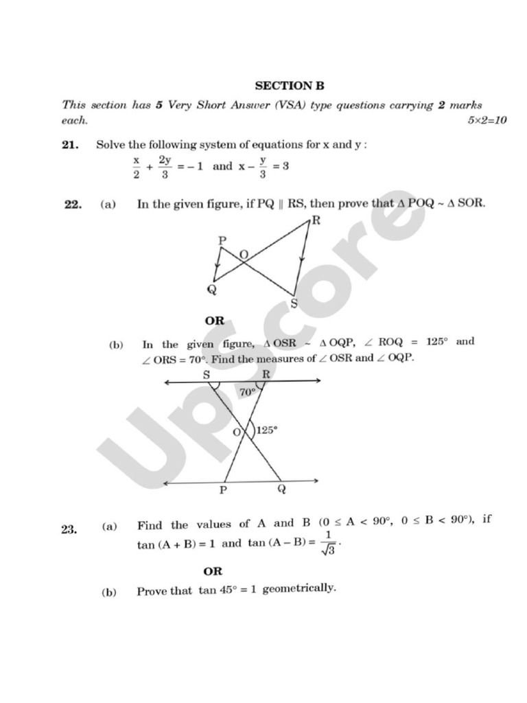 Class 10 Test | PDF