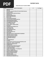 Patient OT List Template | PDF