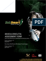 Musculoskeletal Assessment for Rugby Players