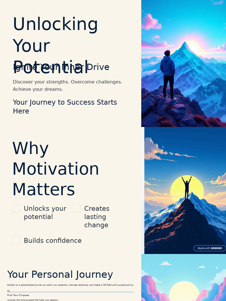 Unlocking Your Potential 1 PDF Motivation Motivational