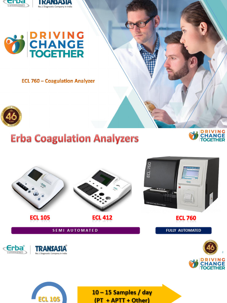 ECL 760 Coagulation Analyzer Overview | PDF