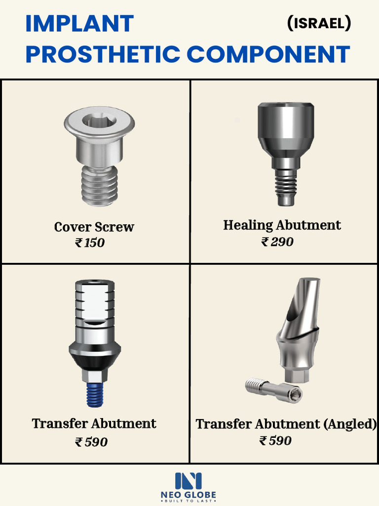Israel All Prosthetic Components | PDF