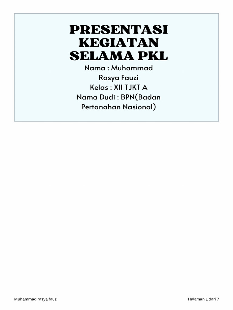 Muhammad Rasya Fauzi PDF | PDF