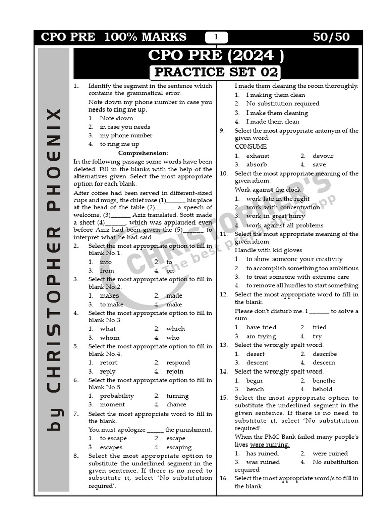 CPO Part 02 | PDF | Recycling | Waste