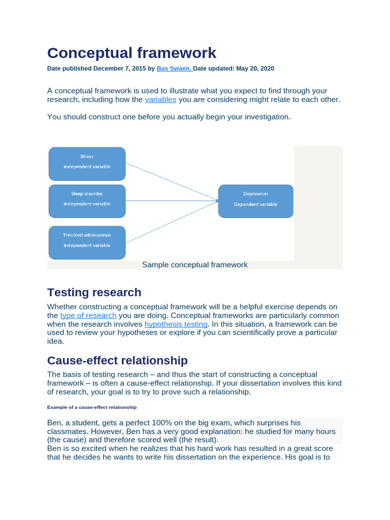 Cause-Effect Framework in Research | PDF | Causality | Hypothesis