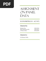 Panel Data Assignment