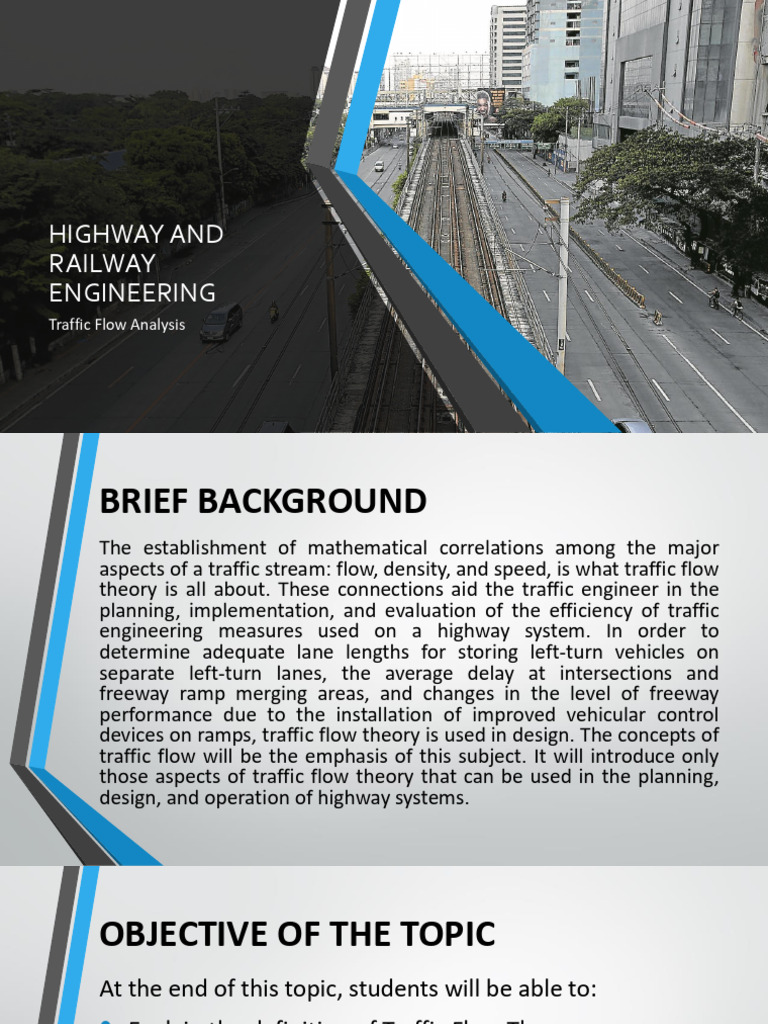 Module+6+ +Traffic+Flow+Analysis+ (HRE) !1!49 | PDF | Traffic