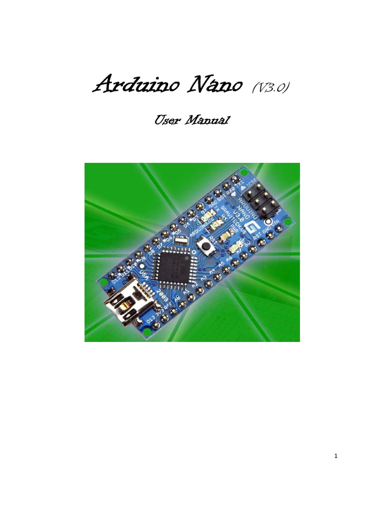 Microsoft Word - Arduino - Nano3 - 0 | PDF