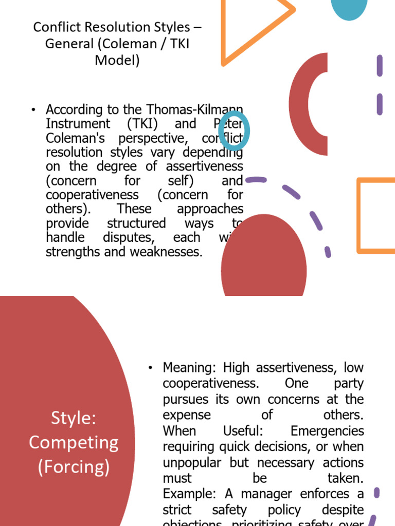 Conflict Resolution Prelim-Lecture-2 | PDF | Conflict Resolution ...