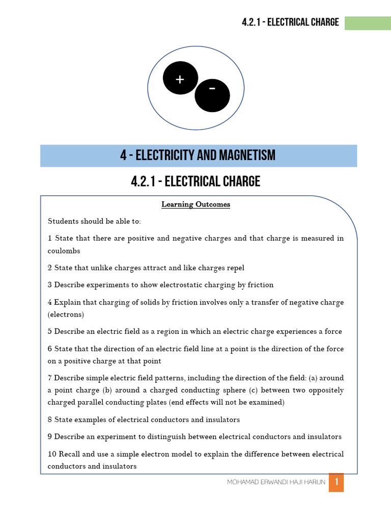 Understanding Electrical Charge Basics | PDF | Electric Charge ...