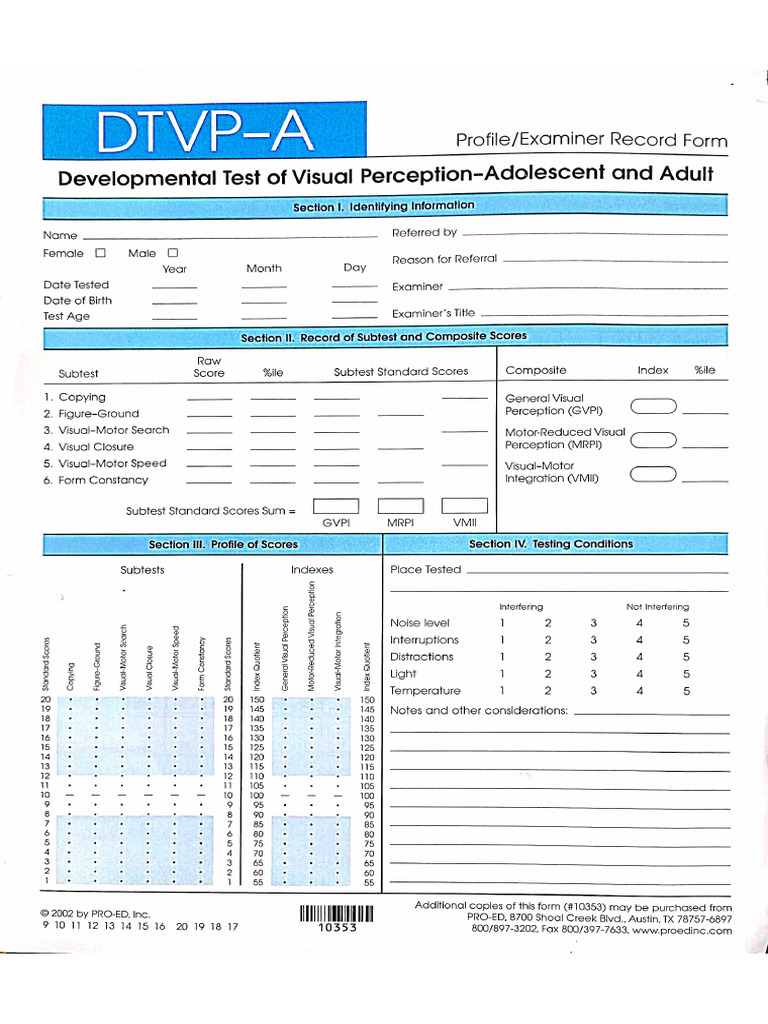 DTVP-A Examiner Record | PDF
