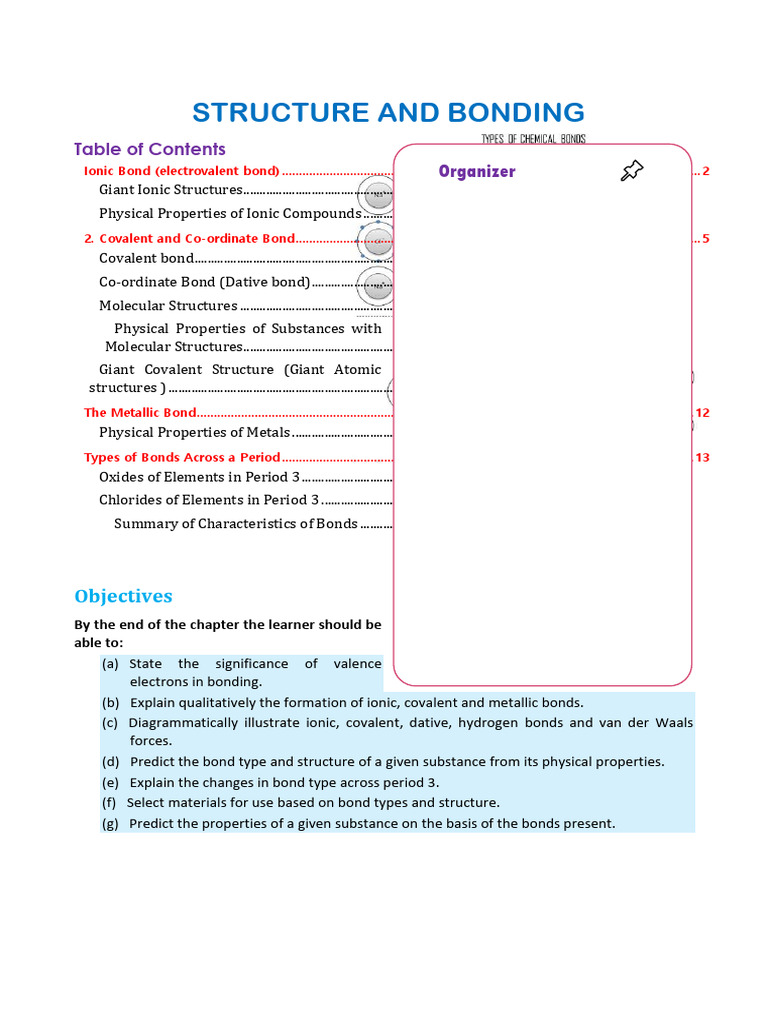 2.3 Structure and Bonding-2 MODEL03052023 | PDF | Ion | Chemical Bond