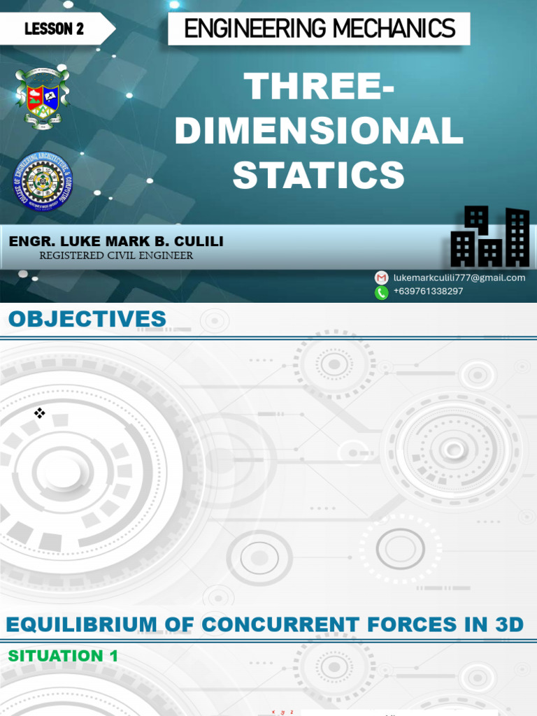 l2+ +Engineering+Mechanics+ +statics+3d | PDF