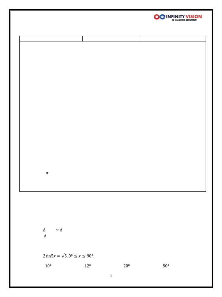 Test - 2 Maths - Phase Test Class X | PDF | Euclid | Euclidean Geometry