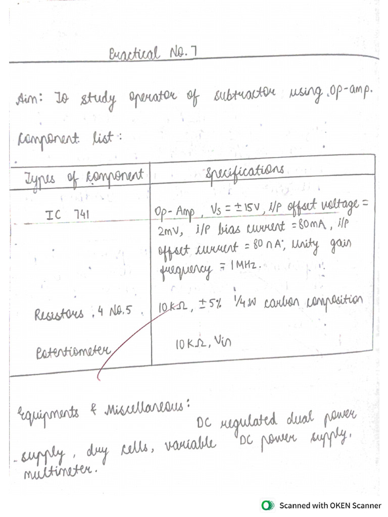Practical No 7 Electronic | PDF