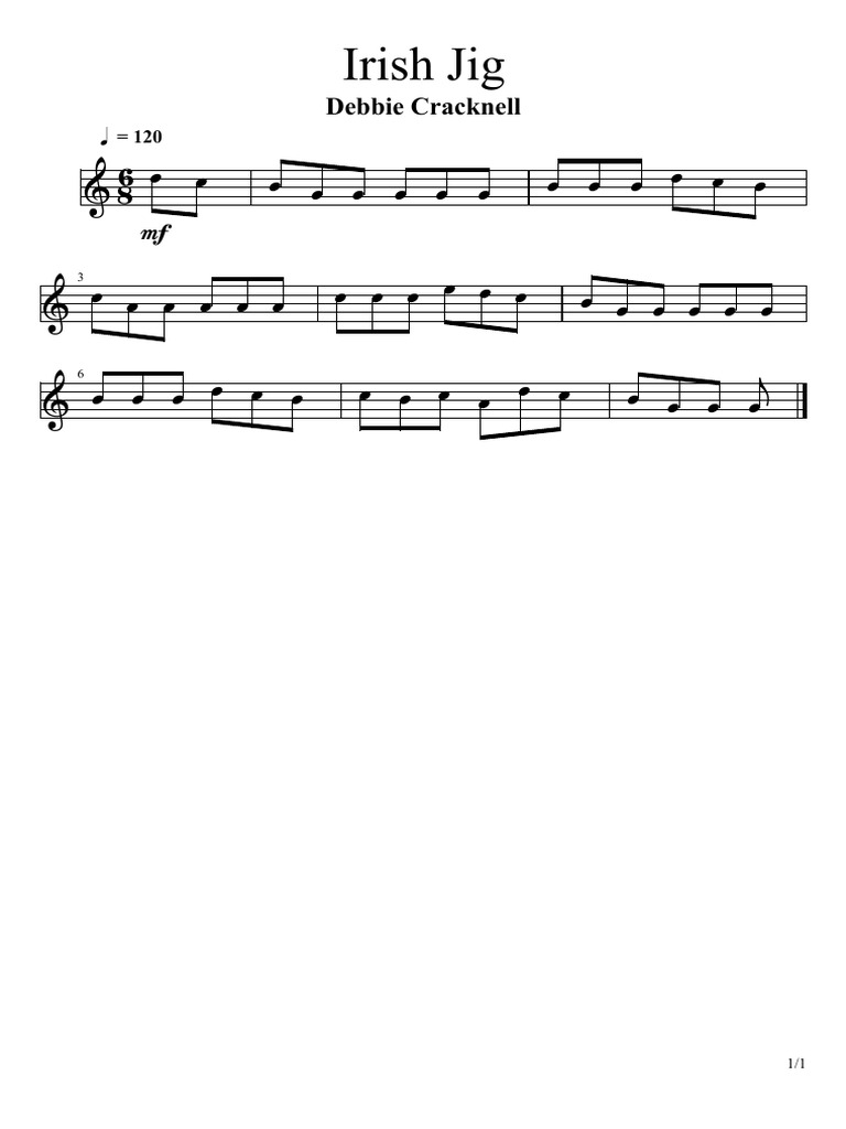 Irish Jig Pent | PDF