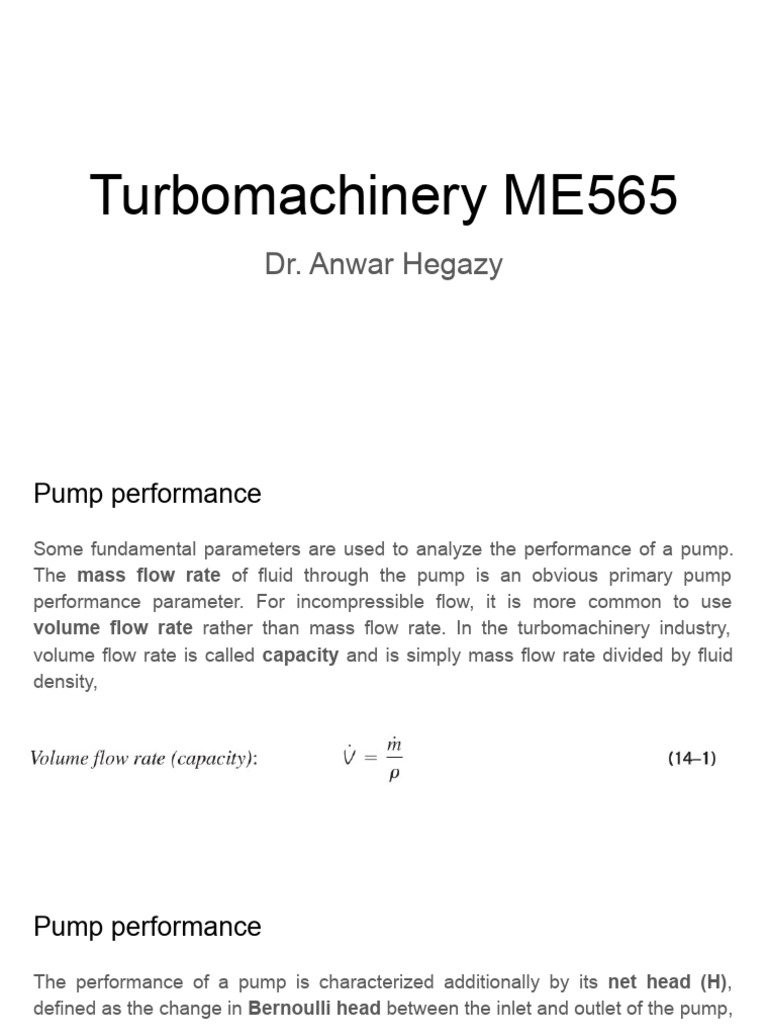 Pump Performance Analysis in Turbomachinery | PDF | Pump | Flow Measurement