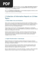 100+ Global Problems to Solve | PDF | Internet Of Things