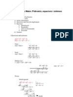 Tema 2 Polinomis Equacions I Sistemes