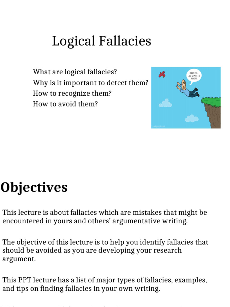 Understanding Logical Fallacies in Writing | PDF | Fallacy | Logic