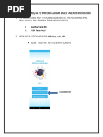 DNO/SNO BioAuth Registration Guide | PDF | Computing | Access Control