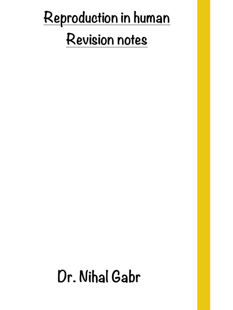 Human Reproductive System Overview | PDF | Menstrual Cycle ...