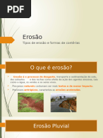 Erosão Hídrica e Formação de Ravinas | PDF | Erosão | Geomorfologia