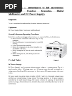 DC Measurement Techniques with DMM | PDF | Electric Power | Electrical ...