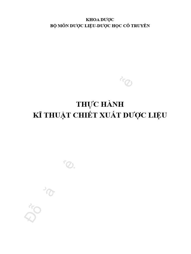 (BM DL-DHCT) - TH C Hành KTCX DL | PDF