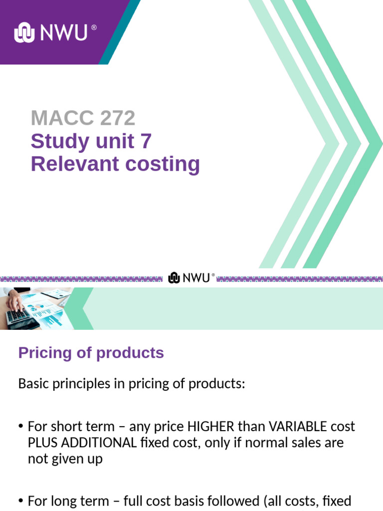 SU+7+Relevant+Costing+Part+2 | PDF | Cost | Pricing
