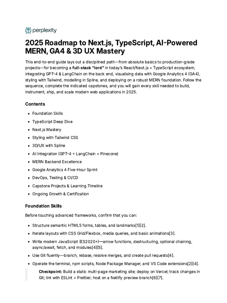 2025 Next.js & TypeScript Mastery Guide | PDF | Software | Computer ...