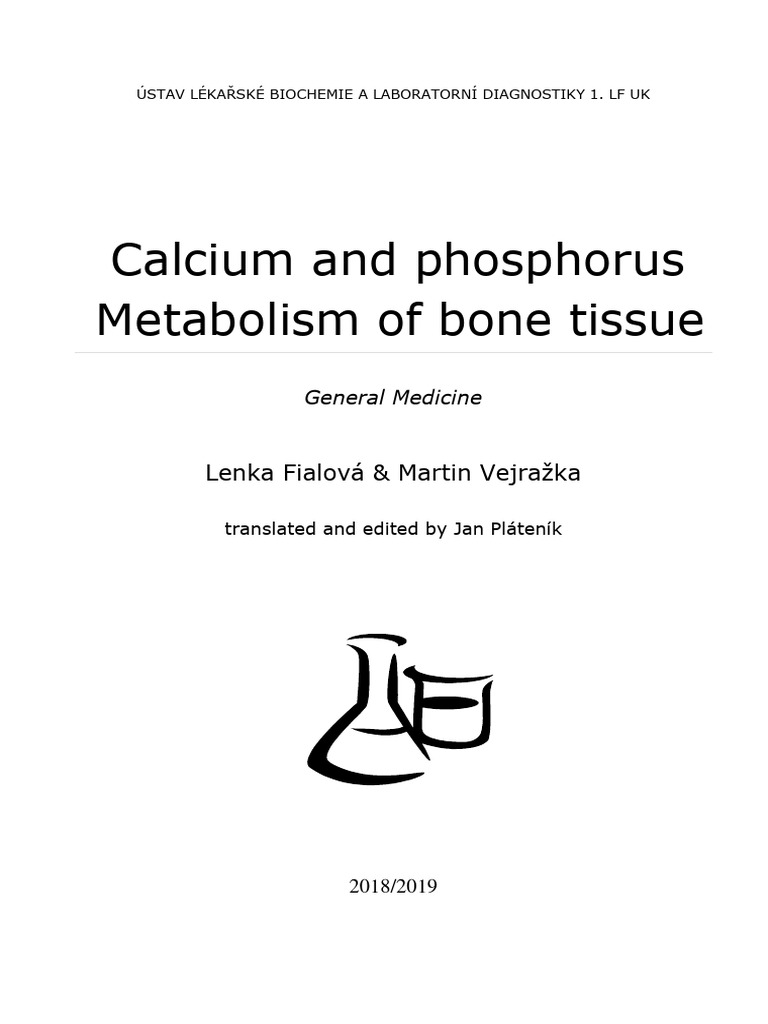 Metabolism of Calcium and Phosphate, Markers of Bone Metabolism | PDF ...